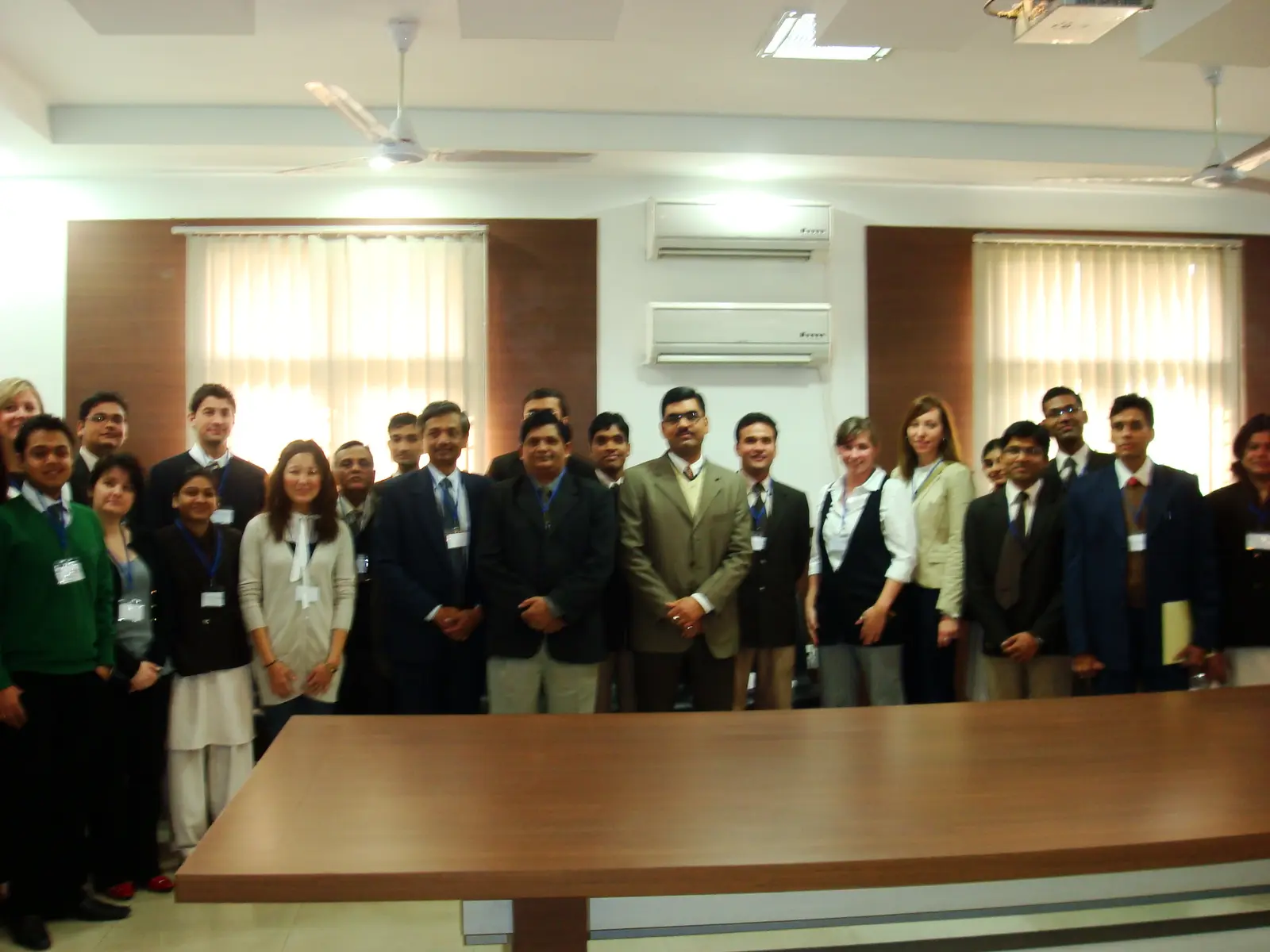 International students and Academy hosts during a university programme